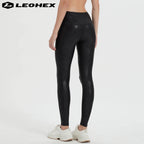 LEOHEX High Waist Yoga Leggings for Women, Breathable Fitness Running Pants, Workout Gym Sports Trousers