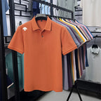 Mercerized Cotton100% Men's Summer Luxury Brand Short Sleeves Polo Shirt 25 Colors Choose From T-Shirt Business Leisure Men Top