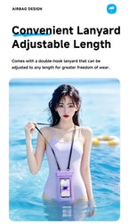 Essager Waterproof Phone Case Swimming Bag IPX8 Floating Bag Protect Pouch Cover For Phone Water Sports For iPhone Huawei Xiaomi