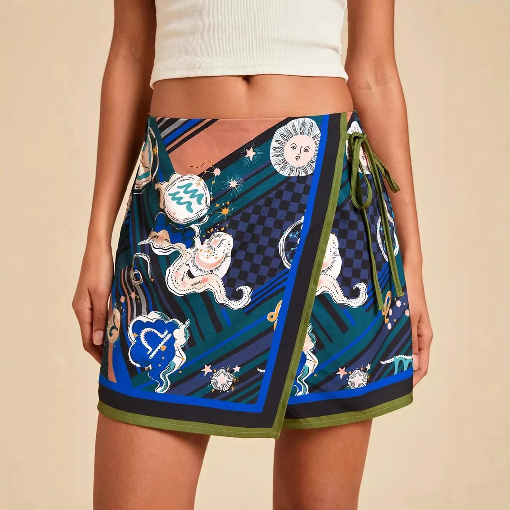 Women's Fashion Minimalist Shorts Tropical Vacation Elegant Casual Printed High Waist Shorts Spring Summer Beach Daily Pants