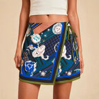 Women's Fashion Minimalist Shorts Tropical Vacation Elegant Casual Printed High Waist Shorts Spring Summer Beach Daily Pants