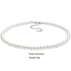 Fashion Multilayer Elegant White Pearl Collar Choker Necklace For Women Beaded Handmade Wedding Banguet Necklace Vintage Jewelry