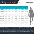 Men's 2 Piece Suit Set Solid Color Elegant Wedding Formal Business Dress Blazer Vest Pants Classic Tuxedo for Party Groomsmen