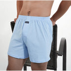 1PC Big Underpants Solid Pajama Bottoms At Home Plus Size Boxers Brief For Men High Waist Allo Pants Cotton Slacks Sleep Bottoms