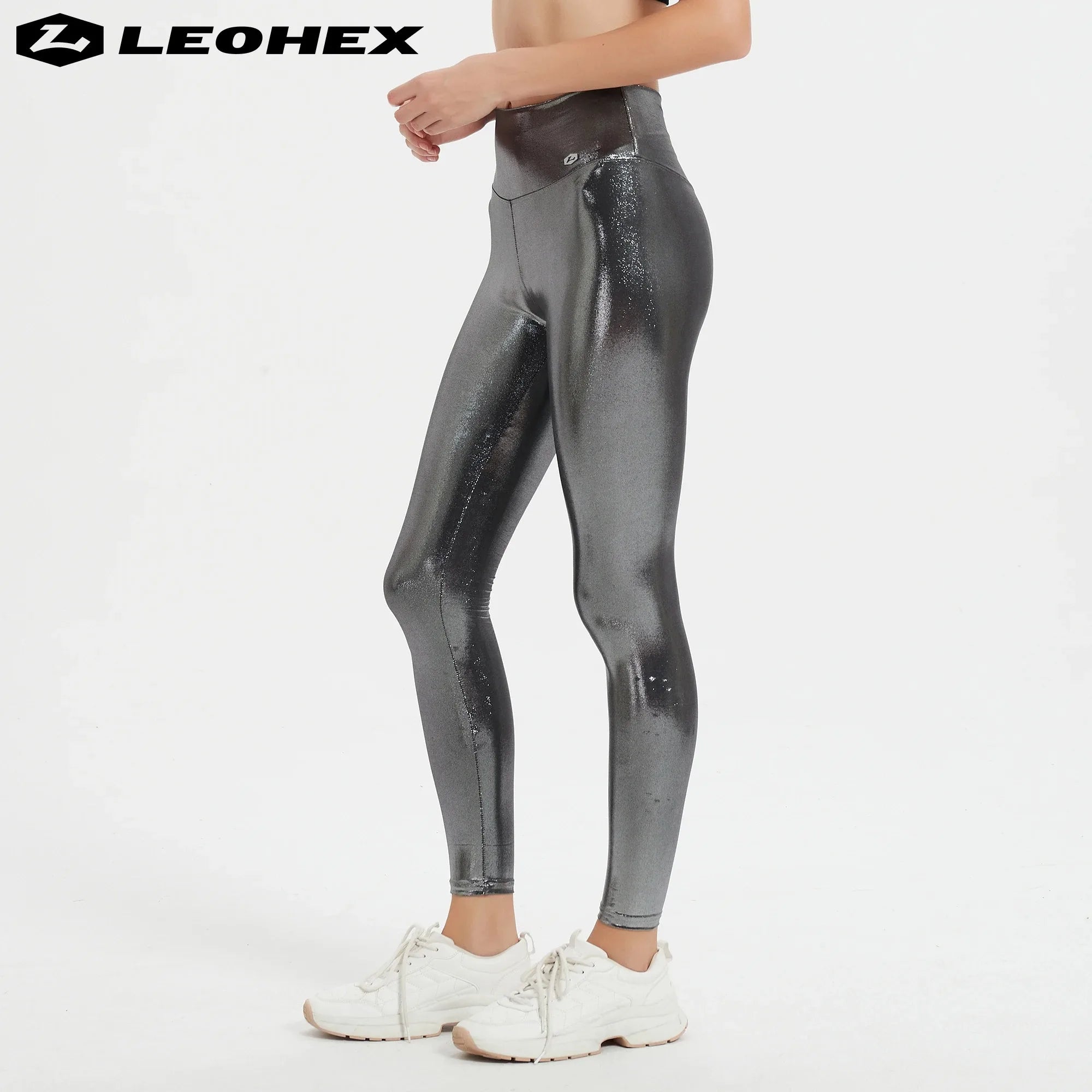 LEOHEX High Waist Yoga Leggings for Women, Breathable Fitness Running Pants, Workout Gym Sports Trousers