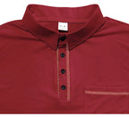 2024 New Summer Mens Lapel Pocket Polo Shirt Breathable Polyester Short Sleeve Tops Casual Daily Office Business Wear For Men