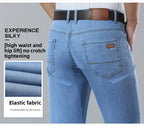 2026  New In Summer Thin Jeans Men's Loose Lightweight High Quality Straight Trendy Versatile Long Pants