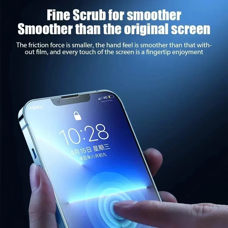 Matte Screen Protector For iPhone 17 16 13 11 15 12 14 Pro Max Tempered Glass For iPhone 13 Mini 6 7 8 Plus XR XS X SE 2022 2020