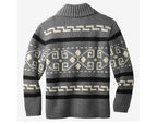 Winter Men's Cardigan Sweaters Fashion Male Knitted Sweater Thermal Warm Coats Casual Man Cashmer Lapel Knitted Jackets Clothing