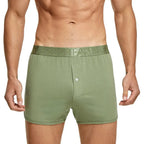 SEOBEAN Cotton Men's Boxer Shorts Loungewear Underwear Loose Fit Underpants Sleepwear Shorts Boxers for Men