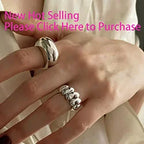 VENTFILLE 925 Sterling Silver Irregular Ring for Women Geometry Versatile Minimalism  Accessories Jewelry Gift Dropshipping