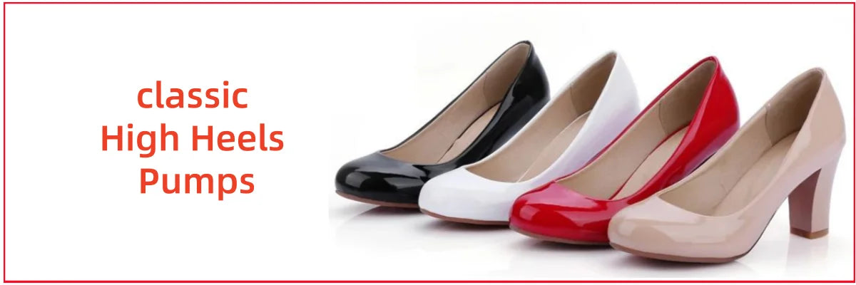 Women's High Heels Pumps Mary Jane Shoes Platform Pink Black Wine Red White Block Heeled Working Party Dance Wedding Shoe Female