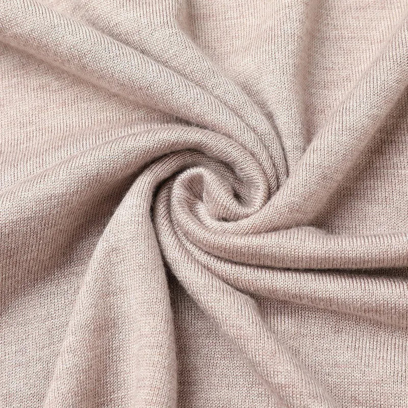 Men's 100% Mink Cashmere Large Size Sweaters Autumn Winter Solid POLO-neck Casual Knit Pullovers Long Sleeve Warm Jumper to
