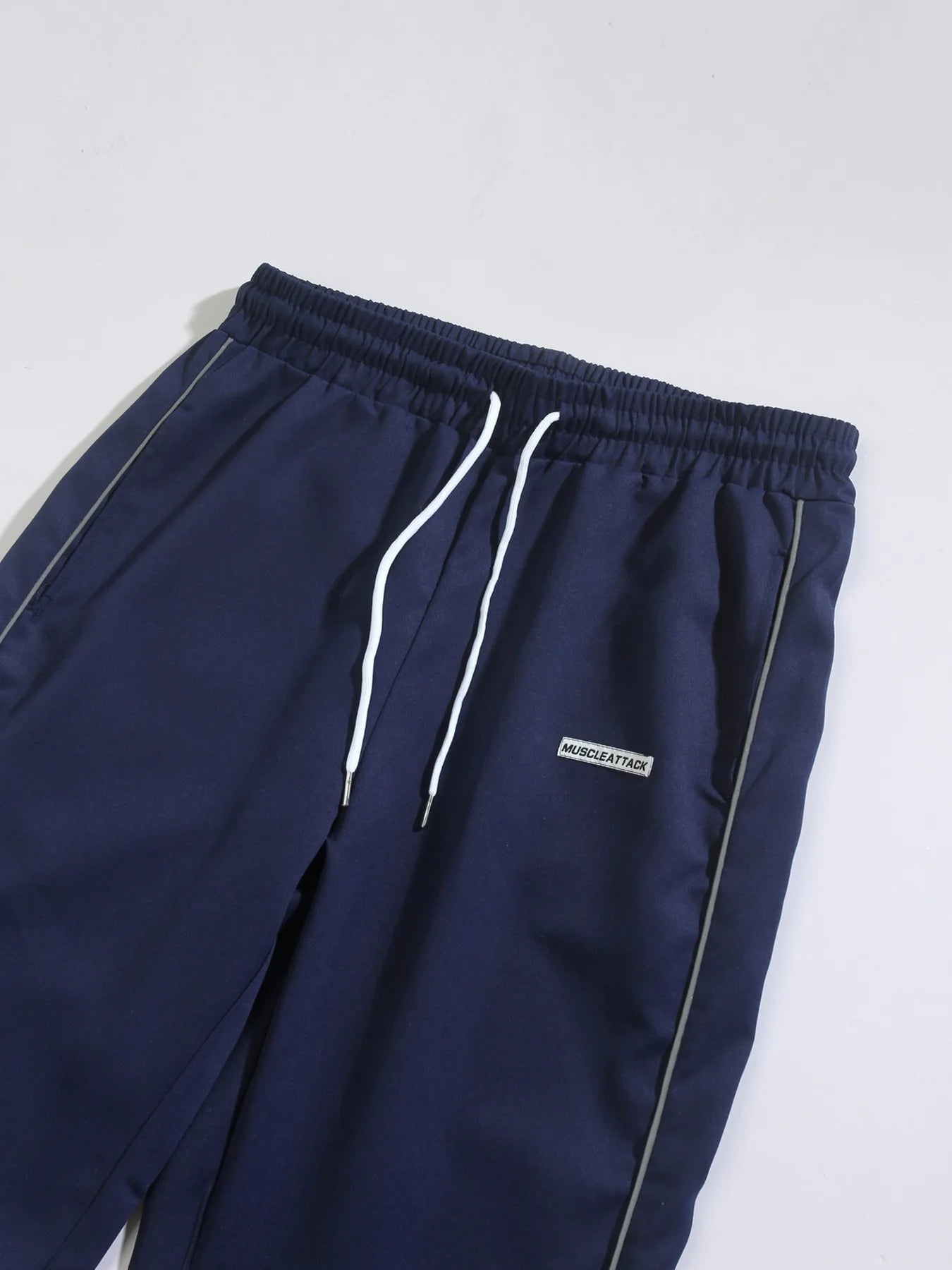 Men's Casual Sweatpants Solid Color Sports Pants Summer Autumn Lightweight Cargo Trousers High Street Loose Straight Trousers