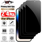 2~4PCS Screen Protector For iPhone 17 16 Pro Max Tempered Glass For iPhone 17e 16e 15 14 13 12 11 Pro Max Phone Film iPhone 17