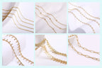 1 Pcs 18K Gold Plated Magnetic Lock For Bracelet Connectors Accessories,Magnetic Fasteners Clasp For DIY Jewelry Making Supplies