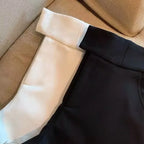 Women Sexy Shorts Mooyufon Black Shorts Women Harajuku Elegance High Waisted Shorts A Line Slim Casual Hot Girl Straight Pants