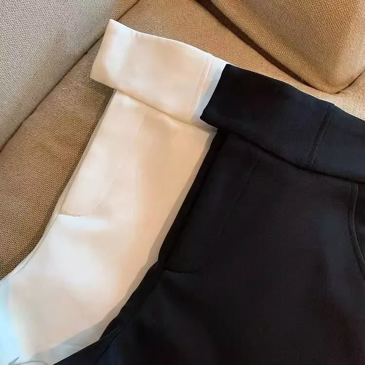 Women Sexy Shorts Mooyufon Black Shorts Women Harajuku Elegance High Waisted Shorts A Line Slim Casual Hot Girl Straight Pants