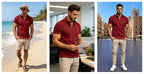 2024 New Summer Mens Lapel Pocket Polo Shirt Breathable Polyester Short Sleeve Tops Casual Daily Office Business Wear For Men