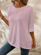 Plus Size Women's Oversized Casual T-Shirt Loose Fit Comfortable Everyday Top