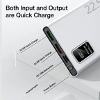 20000mAh Power Bank USB C 22.5W Fast Charging Portable Large Capacity Powerbank For Xiaomi iPhone Samsung External Spare Battery
