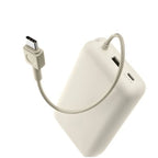 For IPhone 15 16 Pro Max XIAOMI 20000mAh Power Bank with Built-in USB-C Cable 3-Port Fast Charging Dual Input/Output