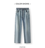 Semir Men Pants Denim American Vintage Loose Straight Leg Trendy Fashion Comfort Commute 2026 Summer Casual Style Top