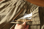 Men's Summer Cargo Pants Outdoor Street Fashion Spring Slacks Baggy Joggers Hiking Long Loose Vintage Long Trousers For Men