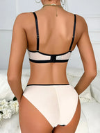 Sexy Padded Push-Up Bra And Panties Set Women's Lingerie with Gathering Chest Brassiere Special Offer Female Underwear Promotion