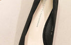 Ladies Summer Footwear Office Shoes for Women 2025 with Medium Heels Black Square Pointed Toe Stylish Chic Point Lastest Casual