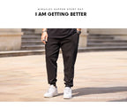 Mens Joggers Pants Summer Streetwear Oversized Black Loose Fit Casual Trousers Plus Size Elastic Waist Baggy Sweatpants Male