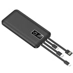 20000mAh Portable Charger Power Bank with Built in Cable Mobile External Battery for iPhone 15 13 Samsung S22 Xiaomi 14 10000mAh