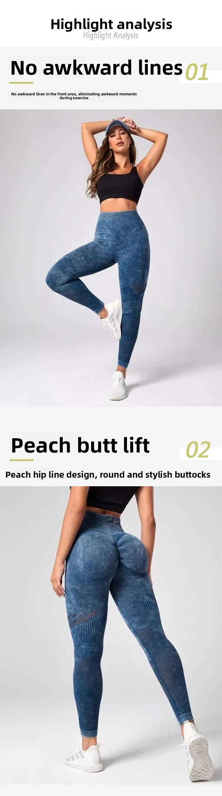 High Waist Seamless Yoga Pants for Women Quick Dry Running Gym Leggings Fitness Tights Leggings Athletic Workout Running Crops