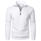 2026 Autumn Men's Zipper Pullover Turtlenecks Warm Sweaters Solid Color Long Sleeved Fashion Male Casual Daily Sweatshirt Top