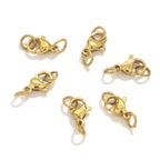 20pcs Stainless Steel Lobster Clasps For Bracelet Necklace,Lobster Clasps With Jump Rings Connectors Clasp DIY Jewelry Findings
