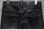 Hot-Stamped Rhinestone Men's Jeans, Trendy Brand, Stretchy Slim Fit, Embroidered and Printed Men's Trousers
