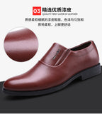 Mens Black Genuine Leather Perforated Metal Decor Lace Up Formal Business Office Breathable Summer Shoes Hollow Stylish Simple