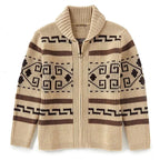 Winter Men's Cardigan Sweaters Fashion Male Knitted Sweater Thermal Warm Coats Casual Man Cashmer Lapel Knitted Jackets Clothing