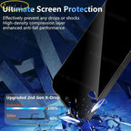 5 Pack HD/Privacy Screen Protector for IPhone 17 Pro Max Air 17e 16e 11 12 13 14 15 16 Pro,Tempered Glass,Dust-Free Easy Install