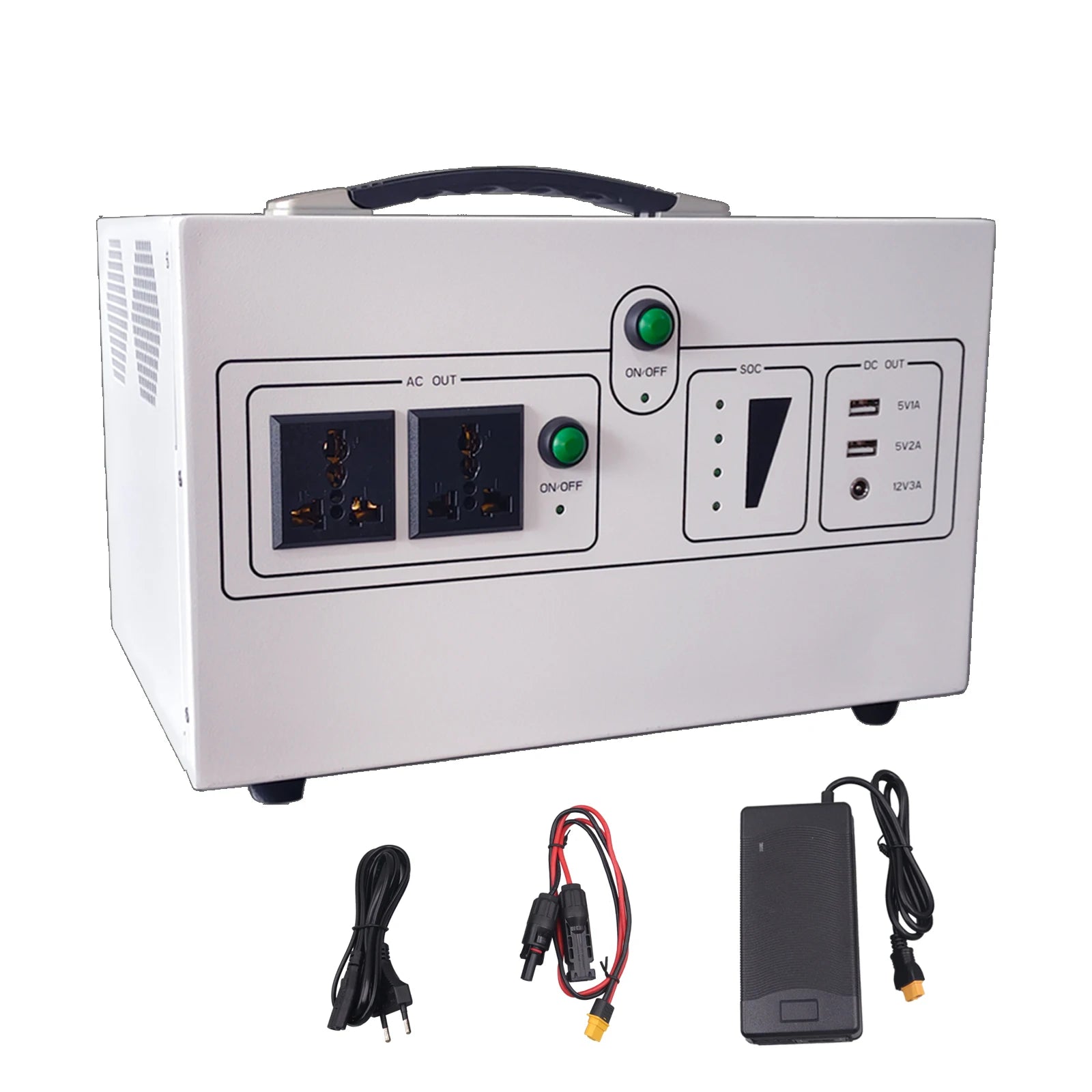 Outdoor Emergency Portable Solar Power Electric Generator Portable Power Station 1000W 2000W 3000W