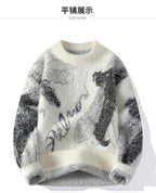 2024 Winter Sweaters for male men thick O-neck sweater men Student youth sweaters autumn Men's wool Casual Knitwear Pullover