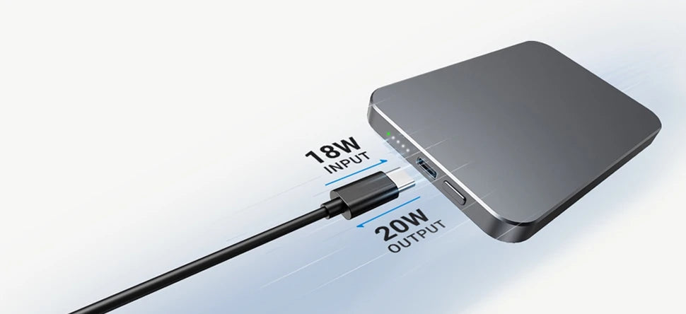 Portable Mini Powerbank Magnetic Wireless Power Bank 5000mAh PD20W Spare Battery Charger for MagSafe IPhone Samsung Xiaomi