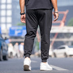 Mens Joggers Pants Summer Streetwear Oversized Black Loose Fit Casual Trousers Plus Size Elastic Waist Baggy Sweatpants Male