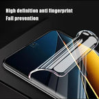 5 Pcs Hydrogel Film For Xiaomi Redmi Note 15 14 13 12 Pro Plus Poco X7 X6 Pro Xiaomi 15T 14T 13T Pro Full Cover Screen Protector