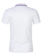 2025 Hot Sale Men's Summer Casual Breathable Comfortable Polo Shirt Men's Solid Color High Quality Short Sleeve T-Shirt