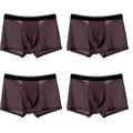 4Pcs Man Boxer Briefs Large Size M-6XL Men Panties Underwear Slip Homme Calzoncillos Bamboo Hole U Convex Pouch Male Underpants