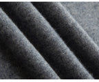 100% Merino wool men's lapel short sleeved sweater T-shirt new knitted casual business men's pullover sweater wool T-shirt summe