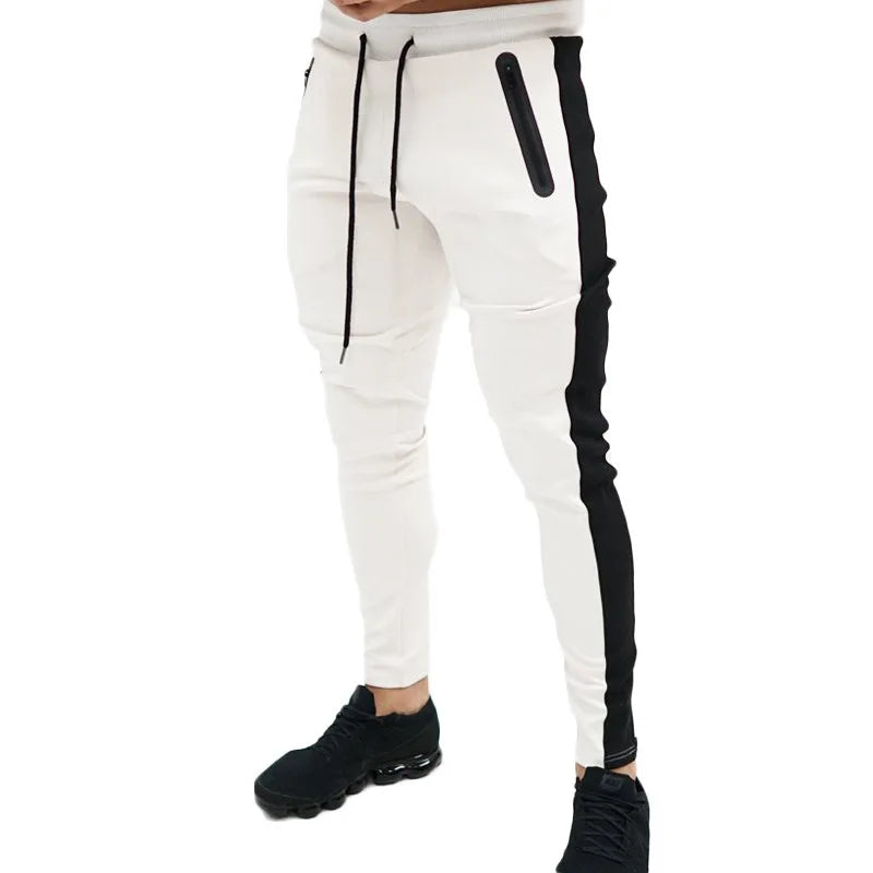 New Men's Casual Fashion Pants Sportswear Skinny Male Trousers Gyms Tracksuits Bottoms Hip Hop Streetwear Joggers Sweatpants