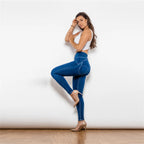Shascullfites Melody High Waist Jeans For Women Slim Stretch Denim Jeans Bodycon Push Up Butt Liftins Gray Skinny Jeans