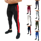 New Men's Casual Fashion Pants Sportswear Skinny Male Trousers Gyms Tracksuits Bottoms Hip Hop Streetwear Joggers Sweatpants